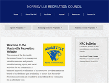 Tablet Screenshot of norrisvillerec.org